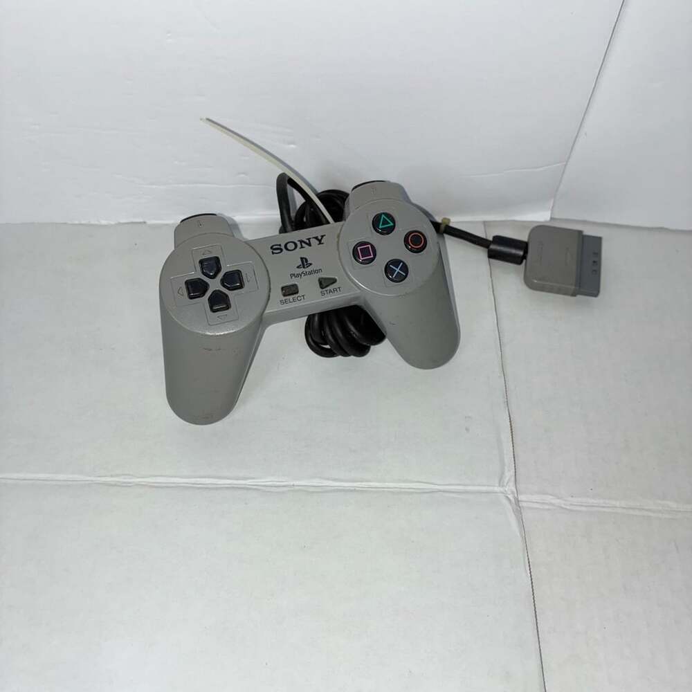 Sony Playstation 1 Controller SCPH-1080 Original Wired Gray